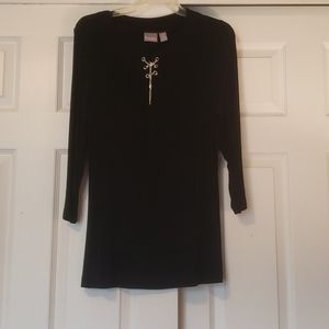 Travelers by Chico Black Top Sz. 1 (M)